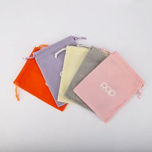 Luxury Custom Logo Velvet <b>Pouch</b> | Premium <b>Drawstring</b> Bag for Corporate Promotional Gift - Product Image 3