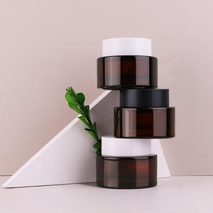 Frascos de Vidrio Grueso Personalizados de 2 oz/50 g, Envase Cosmético Vacío con Protección UV, Frasco de Vidrio Ámbar de Boca Ancha para Crema Facial - Product Image 6