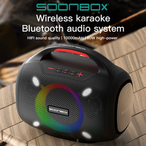 S6300 Soonbox Usb su geçirmez Bt mavi diş açık parti kutusu 80W ses çalar Hifi Stereo Rgb taşınabilir ses amplifikatörü hoparlör - Product Image 3