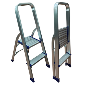 <span class=keywords><strong>Escalera</strong></span> Plegable de Aluminio con Certificación EN131, con Peldaños Antideslizantes, <span class=keywords><strong>Escalera</strong></span> Doméstica Plegable de 2 Peldaños con Pasamanos - Product Image 3