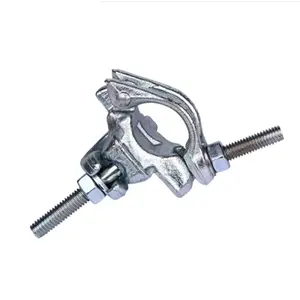 Clamp drop forged casting fixed bracing half steel galvanized construction forged scaffolding coupler