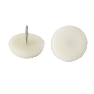 Pieds de meubles en plastique, pieds rehausseurs, noirs, blancs, avec clous en caoutchouc, plats, antidérapants, style moderne et simple - Product Image 2