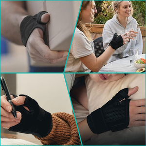 อุปกรณ์พยุงข้อมือ YOUJIE ปรับได้ 3 ระดับ สำหรับผู้ชายและผู้หญิง บรรเทาอาการปวด พร้อมสายรัด 3 เส้น สำหรับข้อมือ นิ้วหัวแม่มือ และมือ - Product Image 6