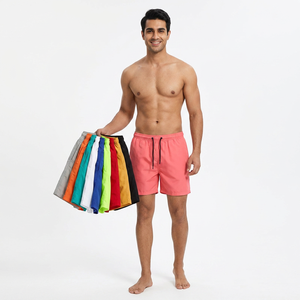 Shorts de plage décontractés et sportifs pour hommes, coupe ample, séchage rapide, couleurs personnalisables, 100 % coton, avec cordon de serrage, livraison DDP - Product Image 1