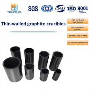 Creuset en graphite de haute pureté, fin et haut, pour la fusion et l'analyse des métaux précieux, résistant aux hautes températures et à la corrosion - Product Image 6