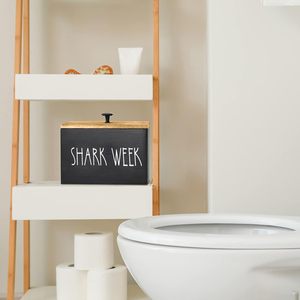 Boîte à mouchoirs pour salle de bain avec couvercle, boîte de rangement pour produits menstruels féminins, boîte de rangement pour produits d'hygiène féminine transfrontalière - Product Image 1