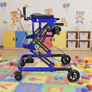 Offre Spéciale – Déambulateur vertical CE pour l'entraînement à la marche, cadre de marche pour paralysie cérébrale, avec siège pour besoins spéciaux - Product Image 2