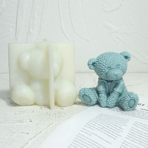 Personalizado 3D lindo Oso <span class=keywords><strong>de</strong></span> dibujos animados <span class=keywords><strong>molde</strong></span> <span class=keywords><strong>de</strong></span> vela <span class=keywords><strong>de</strong></span> silicona grande DIY gran oso <span class=keywords><strong>de</strong></span> peluche Fondant moldes <span class=keywords><strong>de</strong></span> <span class=keywords><strong>Chocolate</strong></span> - Product Image 6