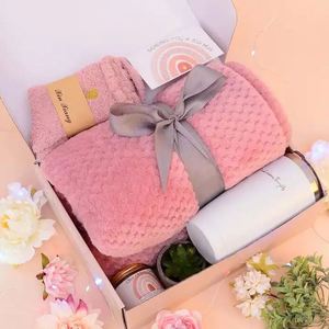 New Product <b>Gift</b> <b>Box</b> with Blanket Coffee Mug for Female Friend Support to Customized Stress Relief <b>Gift</b> Set Get Well Soon <b>Gift</b> - Product Image 6
