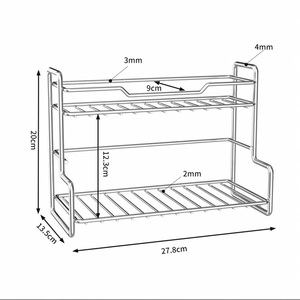 Moderna Bandeja Organizadora de Esquina para Baño, para Uso en Hoteles, Almacenamiento de Toallas, Cosméticos, Artículos de Escritorio, Clasificación de Objetos Diversos, Aleación de Zinc - Product Image 1