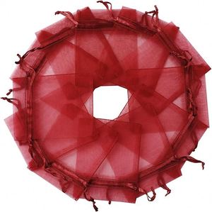 Ready to Ship Mesh Organza Gift Bags Bulk <b>Drawstring</b> Jewelry <b>Pouches</b> Wedding Party Christmas Festival Favor Bags Fast Dispatch - Product Image 2