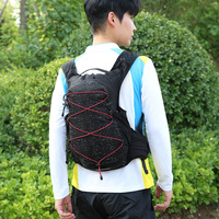 Nouveauté : Sac à dos de sport ergonomique 18L, ultra-léger en nylon, pour course à pied en extérieur, respirant, avec bretelles en maille pour la randonnée