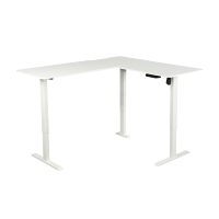 Bureau à hauteur réglable en forme de L bureau à domicile coin ordinateur bureau électrique en forme de L bureau assis debout en forme de L
