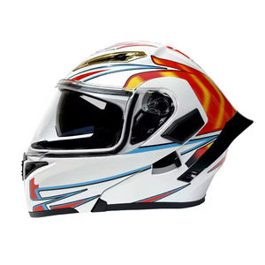 <span class=keywords><strong>Casque</strong></span> de <span class=keywords><strong>caméra</strong></span> universel à double objectif pour vélo <span class=keywords><strong>moto</strong></span> Protection intégrale ABS tous temps - Product Image 2