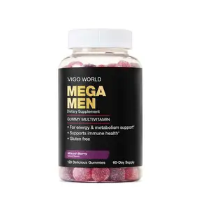 Keo Bổ Sung Vitamin Tổng Hợp Mega Men Nhãn Hiệu Riêng Hỗ Trợ Hệ Thống Năng Lượng & Trao Đổi Chất Và Miễn Dịch Cho Nam