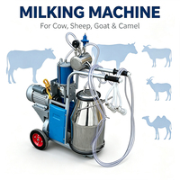 Machine à traire mobile pour vache, en acier inoxydable, machine à traire automatique pour chèvre, traiteur, machine à traire