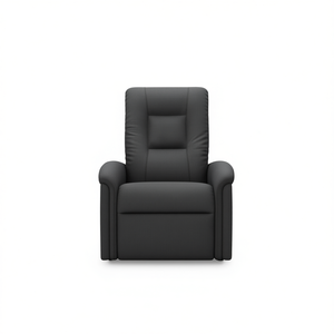 Sillón Reclinable de Masaje de Tela Gris Oscuro, Masaje Corporal Completo, Enchufable, para Uso Doméstico - Product Image 1