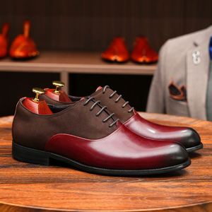 Zapatos de Vestir Formales de Cuero Brillante para Hombre, Estilo Casual de Negocios, con Suela Gruesa y Tacón Alto - Product Image 6