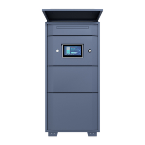 Casier intelligent <span class=keywords><strong>extérieur</strong></span> étanche et durable pour colis, avec panneau solaire pour recharge, pour grossistes, kiosques, laveries et services de livraison - Product Image 1