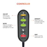 Ceinture chauffante pour le bas du dos, masseur vibrant, infrarouge, physiothérapie, contrôle de la durée, USB, arrêt automatique, écologique, portable