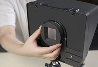 Mini téléprompteur portable pour Smartphone/tablette/appareil photo dslr pour la diffusion en direct de la parole sur scène avec télécommande