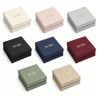 Boîte cadeau en carton rigide élégante, résistante à l'eau, écologique, avec logo personnalisé, emballage haut de gamme pour chemises, vêtements, cadeaux