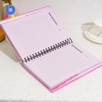 Cuaderno Ecológico Personalizado con Cubierta Reciclada, Cosido con Hilo, Espiral, para Tomar Notas, Papel Rayado, Biodegradable, Diario, Regalo