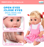 Nuevo Juego de Muñecas de Vinilo Realistas de 14 Pulgadas, Muñeca Reborn de Cuerpo Completo, Juguetes Educativos para Niñas