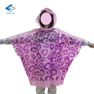 Portable Disposable Poncho Raincoats for Men Women Custom All Over Printing Rain Poncho Emergency Fisherman Rain Coat