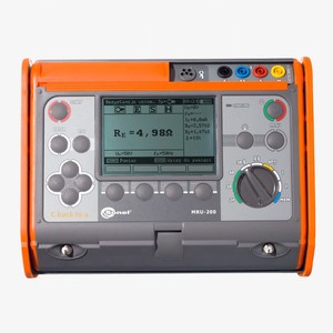 เครื่องทดสอบความต้านทานดินและความต้านทานของดินแบบพกพา รุ่น Polen Sonel Sa Mru-200-gps พร้อม GPS จอ LCD 4 ขั้ว ความแม่นยำสูง 120V AC - Product Image 1