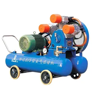 11kw piston air-compressor type diesel portable mining used air compressor with jack hammer