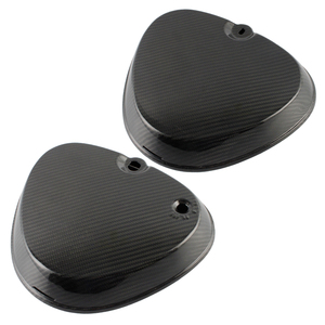 S50สำหรับซิมสัน S51 S53 S70ชิ้นส่วนรถจักรยานยนต์100% คาร์บอนไฟเบอร์ Seitendeckel ฝาครอบด้านข้างถังฝาครอบป้องกันแบตเตอรี่ - Product Image 1