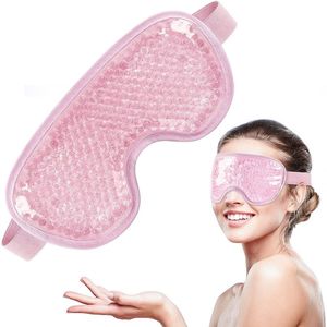 Patch oculaire rafraîchissant en gel de perle, enveloppement en tissu souple pour les poches et les cernes, soin à domicile, stock suffisant - Product Image 2