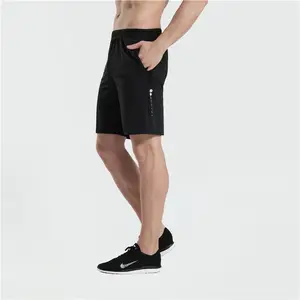 Pantalon demi-taille élastique pour hommes Vente en gros Polyester Gym Wear pour le <span class=keywords><strong>sport</strong></span> Sweat Running Shorts avec tissu en toile anti-rides - Product Image 1