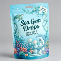 Sachets Doypack Personnalisés Imprimés et Laminés en Gros pour Bonbons et Snacks, Emballages Alimentaires Souples en Plastique avec Fermeture Éclair
