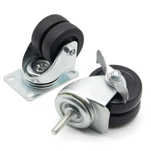 Supermarkt wagen Kunststoff Double Heavy Duty Caster Rad rollen Hersteller Rolle