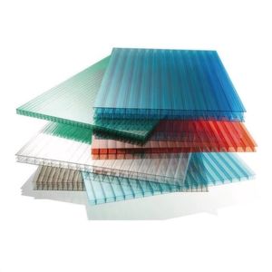 Feuilles de <span class=keywords><strong>polycarbonate</strong></span> PC Feuilles creuses Panneaux en nid d'abeille à plaques solaires multi-parois - Product Image 3