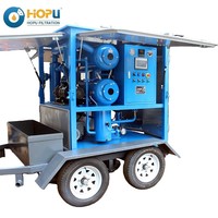 Purificateur d'huile de transformateur monté sur remorque HOPU, déshydratation et dégazage sous vide avec boîte à outils pour le traitement de l'huile sur site