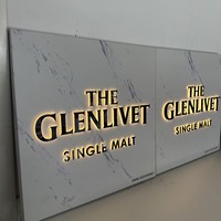 Enseigne lumineuse LED personnalisée, signalétique en acrylique rétroéclairée 3D pour salon de beauté, logo mural