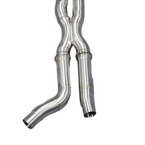 Tuyau d'échappement intermédiaire à longueur égale en acier inoxydable 304/titane de 70 mm, vente chaude, pour BMW M2C F87 S55 3.0T OEM/ODM - Product Image 4