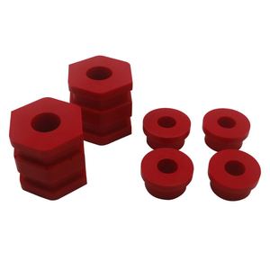 Bagues de bras de suspension inférieures avant en caoutchouc rouge pour Honda Civic 1996-2000, amélioration de la performance - Product Image 3