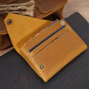 Tarjetero Minimalista Delgado, Monedero de Cuero Genuino para Hombre y Mujer - Product Image 4
