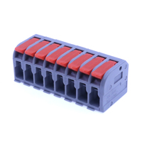 Connecteur rapide compact fil-fil 222-2604 pour boîte de jonction et câblage industriel, connecteur de raccordement réutilisable 32A