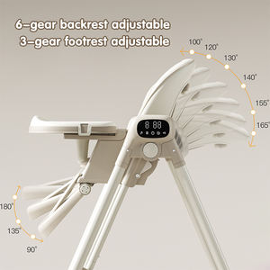 <span class=keywords><strong>Silla</strong></span> Alta Multifuncional 3 en 1 para Bebé, <span class=keywords><strong>Silla</strong></span> de Comer, <span class=keywords><strong>Silla</strong></span> de Bebé Plegable, Asiento Columpio para Comer, <span class=keywords><strong>Silla</strong></span> de Alimentación de Lujo para Bebé - Product Image 2