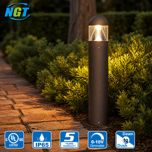 Outdoor IP65 Waterproof Aluminum Bollard <b>Lights</b> 24W 105cm Garden Pathway <b>Lighting</b> <b>LED</b> Lawn <b>Light</b> STOCK IN US - Product Image 1