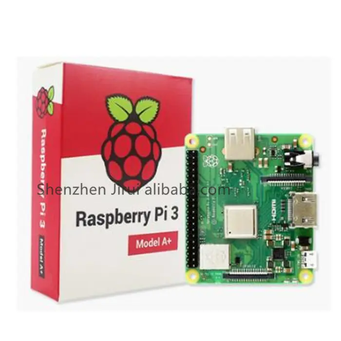 Raspberry Pi 3 Model Een + Met 1.4Ghz 64-Bit Quad-Core Arm Cortex-A53 Cpu 512Mb LPDDR2 <span class=keywords><strong>Sdram</strong></span> Dual-Band Draadloze 4.2