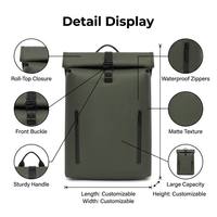Sac à dos pour ordinateur portable, extensible, imperméable, personnalisable, robuste, avec compartiment, idéal pour les voyages d'affaires et le travail quotidien