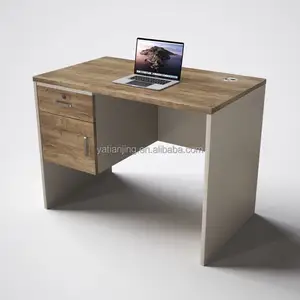 Bàn Điều Hành Hiện Đại hình chữ L công nghệ cao hiện đại xây dựng gỗ trắng CEO Boss bàn điều Hành Văn phòng thiết kế bàn máy tính