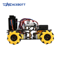 ACEBOTT ESP32 IoT WiFi Rueda Programable Evitación de obstáculos Seguimiento Codificación de arañazos Arrancador Robot inteligente Kit de coche para Arduino
