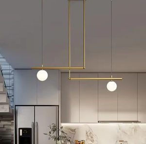 Zeal Lighting โคมไฟเหล็กสีดำสำหรับห้องรับประทานอาหารสีทองโคมไฟระย้าแบบนอร์ดิก - Product Image 5